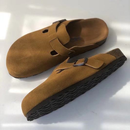 Eudoxia™ - Premium Unisex Leren Slippers/Sandalen | Stijl en kwaliteit in één